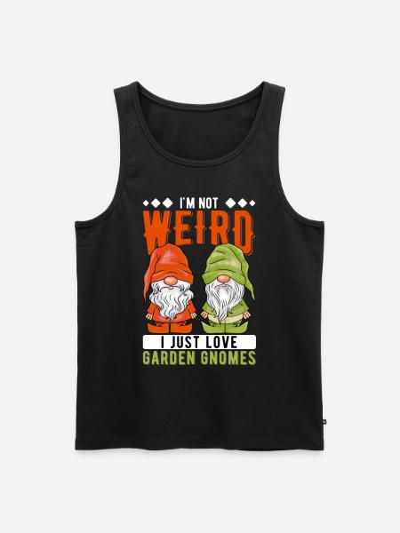 Gartenzwerge Gartenzwerge - Männer Premium Bio Tank Top - Schwarz