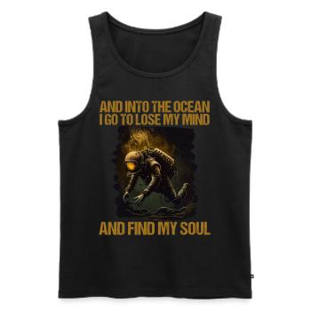 Tauchen Taucher Taucherin - Männer Premium Bio Tank Top - Schwarz - Vorne - Michal (187cm)
