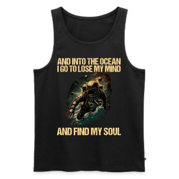 Tauchen Taucher Taucherin - Männer Premium Bio Tank Top - Schwarz - Vorne - Michal (187cm)