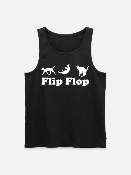 Big Floppa Caracal Cat Meme - Men's Premium Organic Tank Top - black