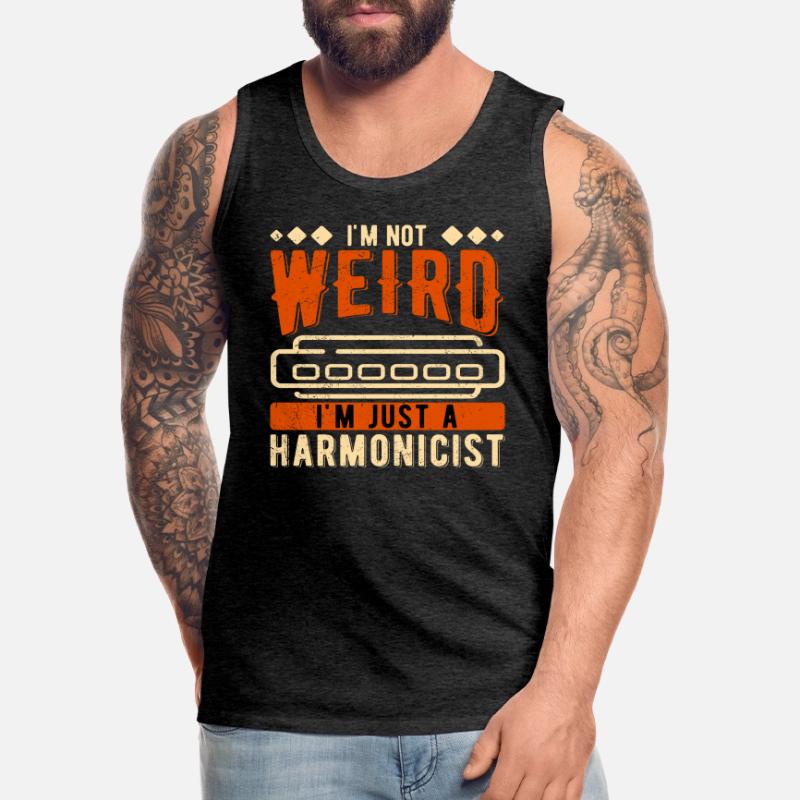 Harmonica harmonica player Men's Premium Organic Tank Top