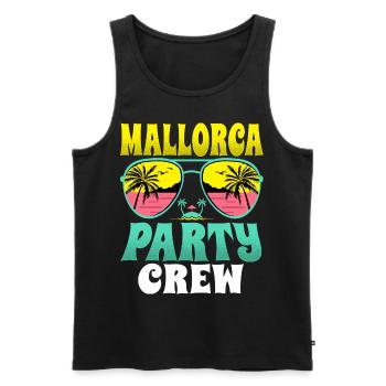 Majorque Party Crew - Débardeur bio Premium Homme - noir - Devant - Michal (187cm)
