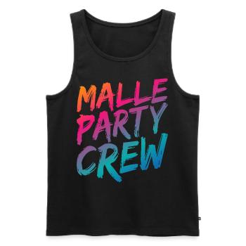Équipage de Malle Party - Débardeur bio Premium Homme - noir - Devant - Michal (187cm)