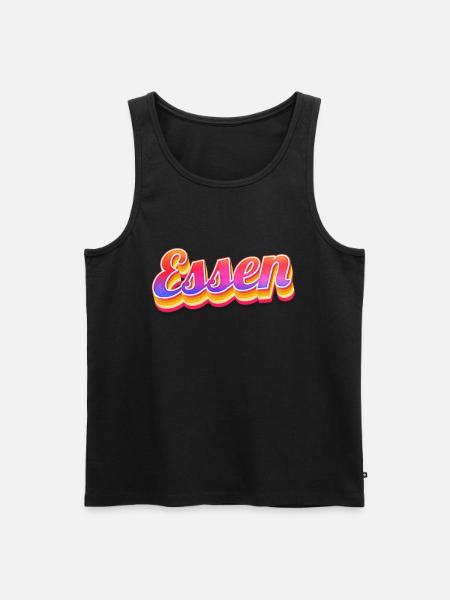 Essenerin Essener Essen - Men's Premium Organic Tank Top - black