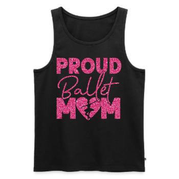 Ballet Dancer Dance Girl Ballerina - Männer Premium Bio Tank Top - Schwarz - Vorne - AI Model Male 178 light (178cm)