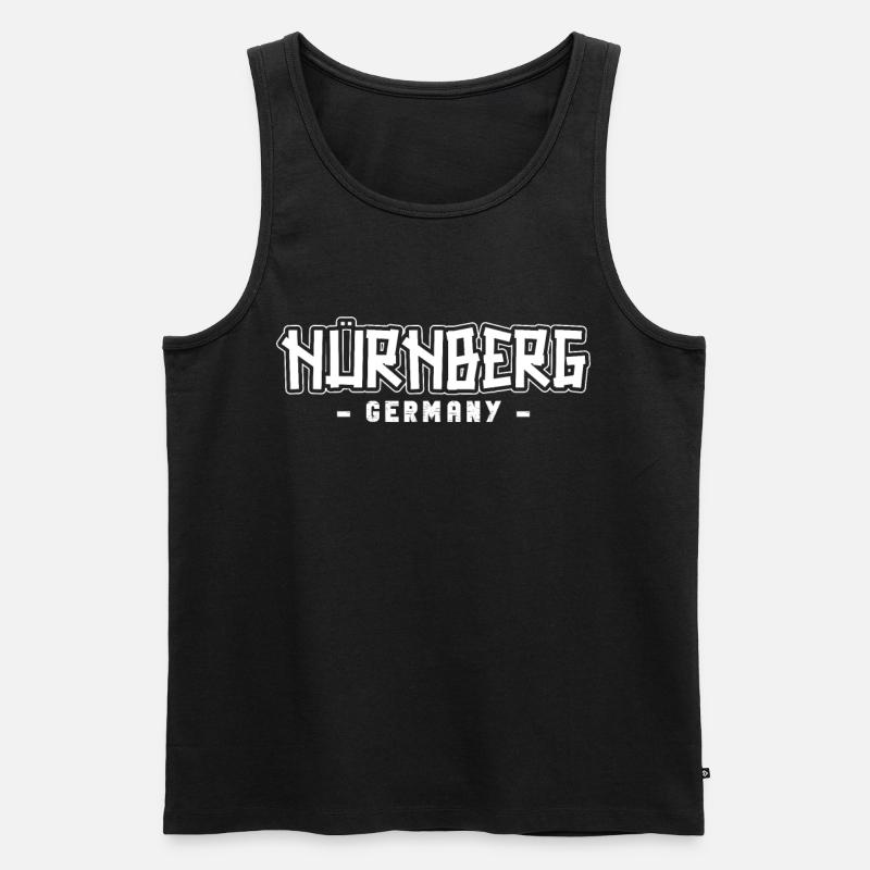 Nuremberg, Nuremberg, Nuremberg - Débardeur bio Premium Homme - noir