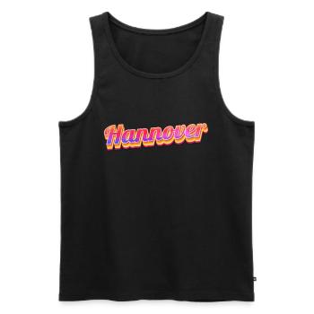 Hannoveranerin Hannoveraner Hannover - Männer Premium Bio Tank Top - Schwarz - Vorne - Michal (187cm)