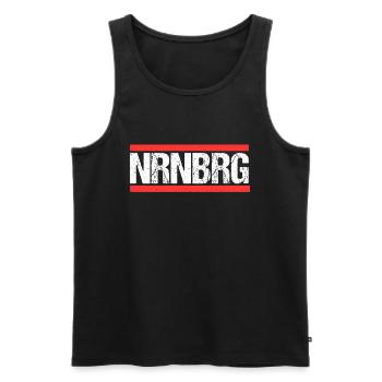 Nürnbergerin Nürnberger Nürnberg - Männer Premium Bio Tank Top - Schwarz - Vorne - Michal (187cm)