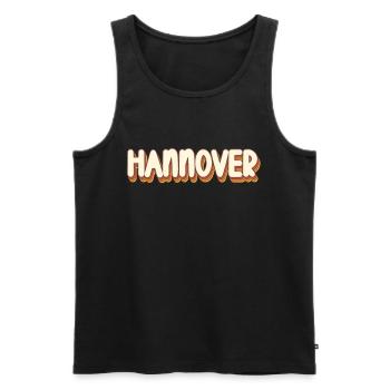 Hannoveranerin Hannoveraner Hannover - Männer Premium Bio Tank Top - Schwarz - Vorne - Michal (187cm)