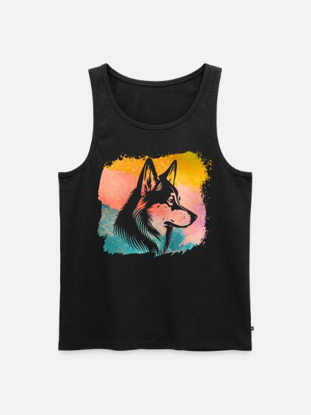 Husky - Men's Premium Organic Tank Top - black