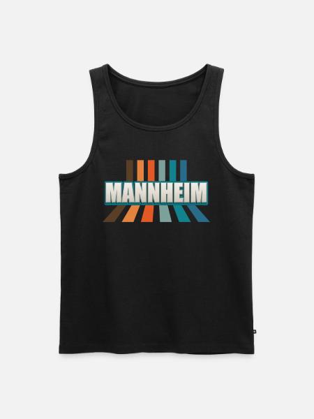 Mannheimerin Mannheimer Mannheim - Men's Premium Organic Tank Top - black