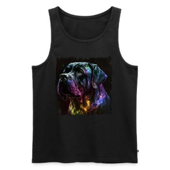 Cane Corso für einen Cane Corso Besitzer - Männer Premium Bio Tank Top - Schwarz - Vorne - Michal (187cm)
