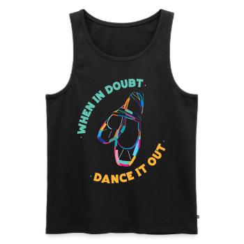 Ballet Dancer Dance Girl Ballerina - Männer Premium Bio Tank Top - Schwarz - Vorne - AI Model Male 178 light (178cm)