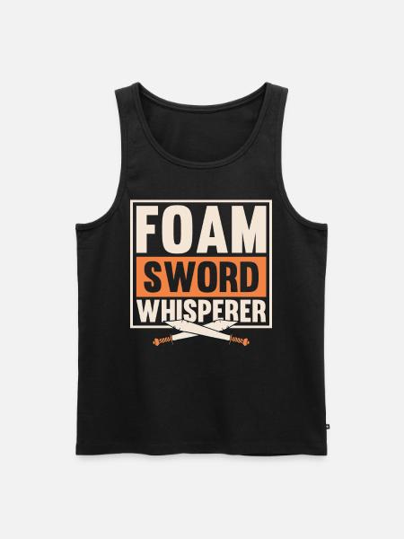 LARP live-action role-playing game - Men's Premium Organic Tank Top - black