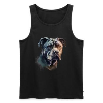 Cane Corso für einen Cane Corso Besitzer - Männer Premium Bio Tank Top - Schwarz - Vorne - Michal (187cm)
