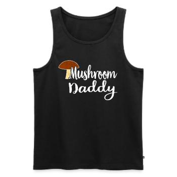 Mushroom picker mushroom mushroom hunter mushroom lover mushroom farm - Men's Premium Organic Tank Top - black - Front - Michal (187cm)