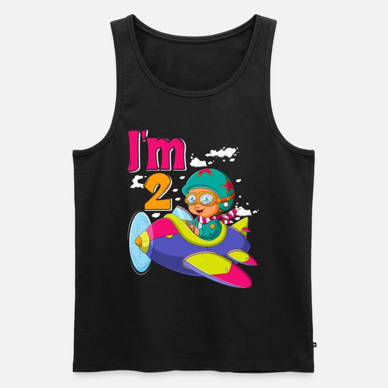 Now i'm 2 - Männer Premium Bio Tank Top - Schwarz
