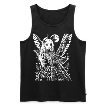 Fairycore Ästhetik Skelett Fee Goth Gothic G - Männer Premium Bio Tank Top - Schwarz - Vorne - AI Model Male 178 light (178cm)