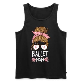 Ballet Dancer Dance Girl Ballerina - Männer Premium Bio Tank Top - Schwarz - Vorne - AI Model Male 178 light (178cm)