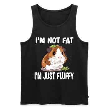 I'm Not Fat I'm Just Fluffy - Männer Premium Bio Tank Top - Schwarz - Vorne - AI Model Male 178 light (178cm)