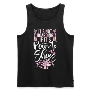 Ballet Dancer Dance Girl Ballerina - Men's Premium Organic Tank Top - black - Front - Michal (187cm)