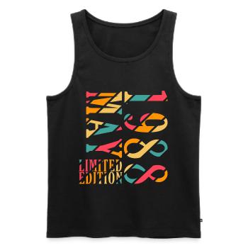 Mai 1988 Original Geburtstagsgeschenk Mai 1988 - Männer Premium Bio Tank Top - Schwarz - Vorne - Michal (187cm)
