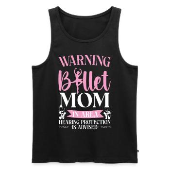 Ballet Dancer Dance Girl Ballerina - Männer Premium Bio Tank Top - Schwarz - Vorne - AI Model Male 178 light (178cm)