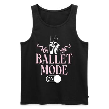 Ballet Dancer Dance Girl Ballerina - Männer Premium Bio Tank Top - Schwarz - Vorne - Michal (187cm)