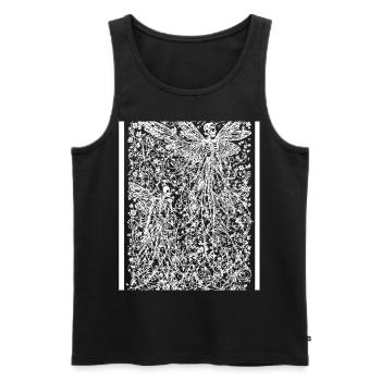 Fairycore Ästhetik Skelett Fee Goth Gothic G - Männer Premium Bio Tank Top - Schwarz - Vorne - AI Model Male 178 light (178cm)