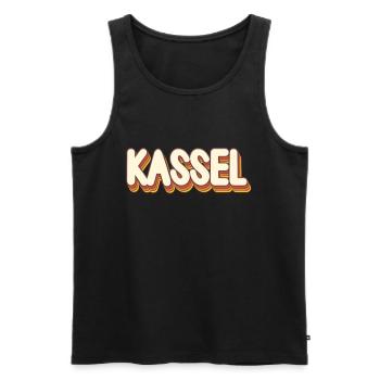 Kasselerin Kasseler Kassel - Débardeur bio Premium Homme - noir - Devant - AI Model Male 178 light (178cm)