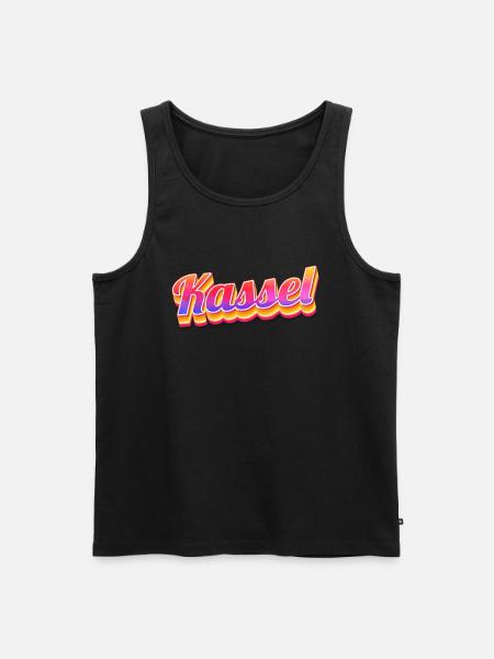 Kasselerin Kasseler Kassel - Männer Premium Bio Tank Top - Schwarz