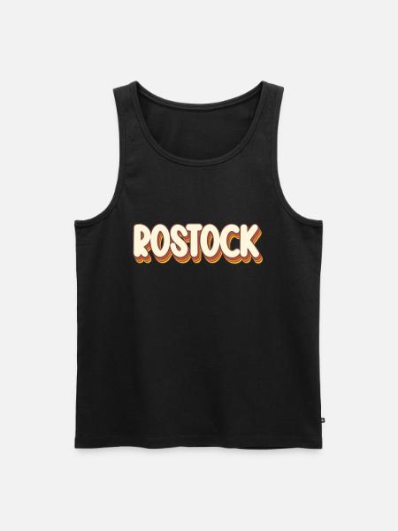 Rostockerin Rostocker Rostock - Men's Premium Organic Tank Top - black