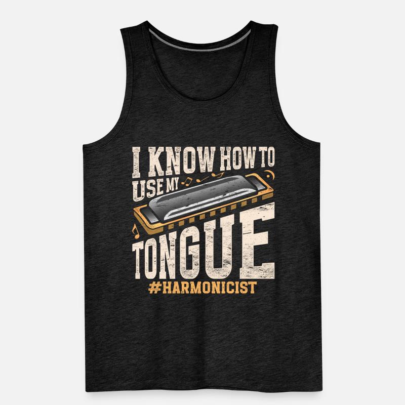 Harmonica harmonica player Men's Premium Organic Tank Top