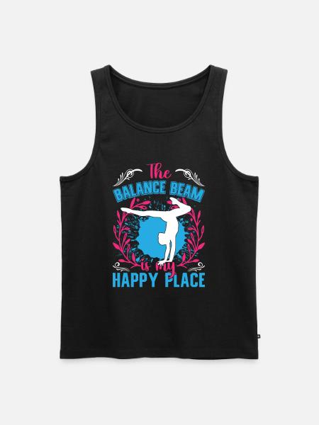 Apparatus Gymnast funny Workout - Men's Premium Organic Tank Top - black