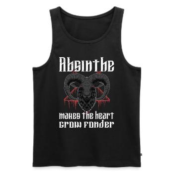 Satan Beelzebub Teufel Gothic Pentagram Mystisch - Männer Premium Bio Tank Top - Schwarz - Vorne - AI Model Male 178 light (178cm)