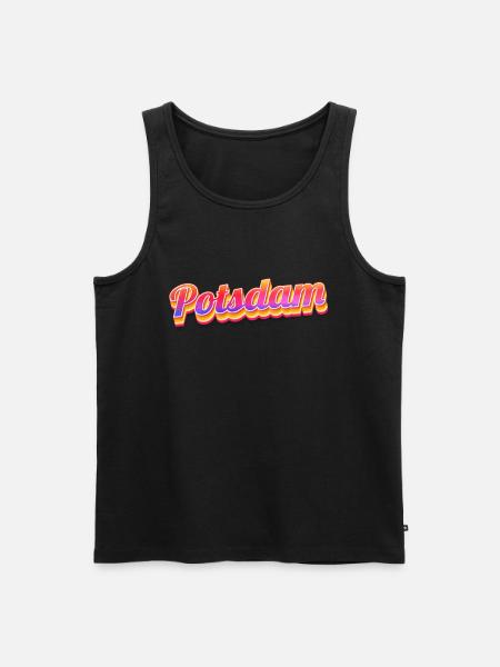 Potsdamer, Potsdamer Potsdam - Men's Premium Organic Tank Top - black