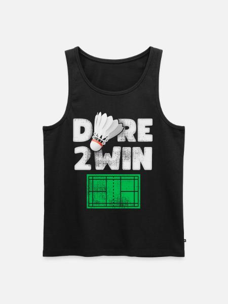 Badminton, Badminton Saying, Badminton Game - Men's Premium Organic Tank Top - black