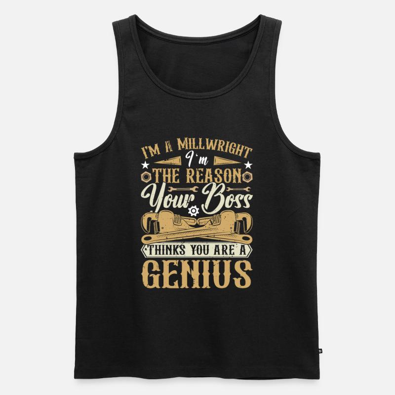 Specific Tools - Männer Premium Bio Tank Top - Schwarz