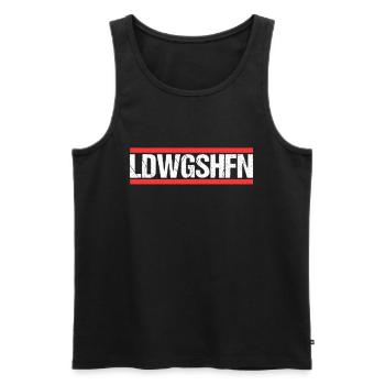 Ludwigshafenerin Ludwigshafener Ludwigshafen - Männer Premium Bio Tank Top - Schwarz - Vorne - Michal (187cm)