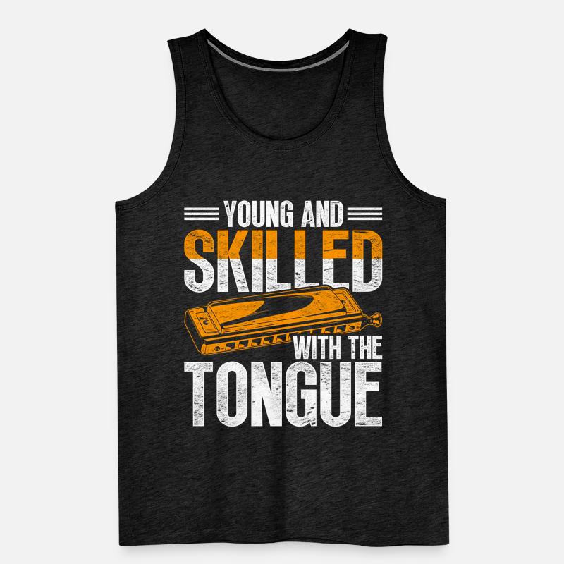 Harmonica harmonica player Men's Premium Organic Tank Top