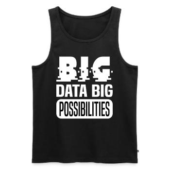 Internet Of Things IOT Programmierer Admin IT - Männer Premium Bio Tank Top - Schwarz - Vorne - Michal (187cm)