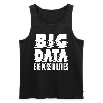 Internet Of Things IOT Programmierer Admin IT - Männer Premium Bio Tank Top - Schwarz - Vorne - Michal (187cm)