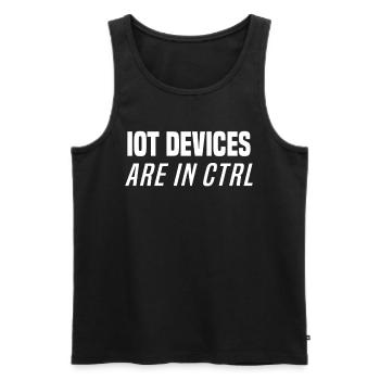 Internet Of Things IOT Programmierer Admin IT - Männer Premium Bio Tank Top - Schwarz - Vorne - Michal (187cm)