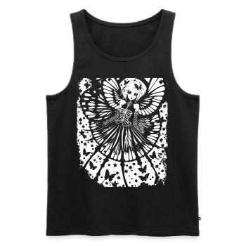 Fairycore Ästhetik Skelett Fee Goth Gothic G - Männer Premium Bio Tank Top - Schwarz - Vorne - AI Model Male 178 light (178cm)