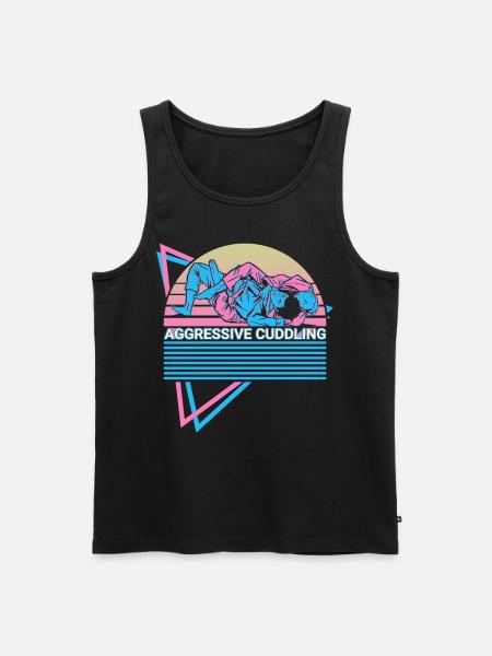 Funny Jiu Jitsu BJJ Retro - Men's Premium Organic Tank Top - black