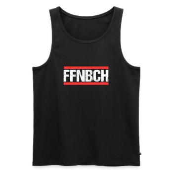 Offenbacherin Offenbacher Offenbach - Männer Premium Bio Tank Top - Schwarz - Vorne - AI Model Male 178 light (178cm)
