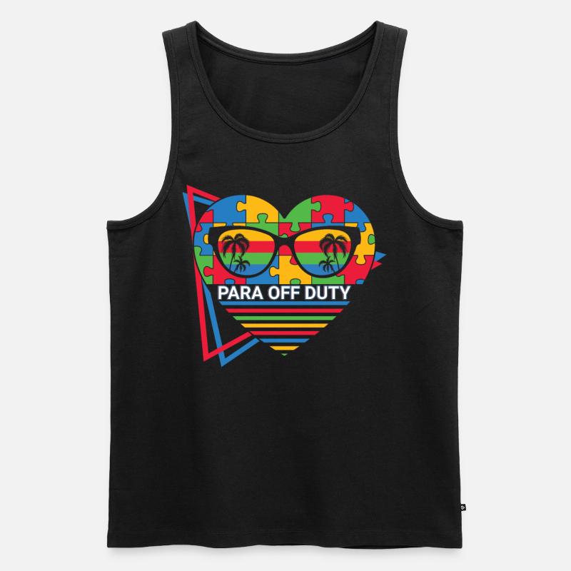 Paraprofessional - Männer Premium Bio Tank Top - Schwarz