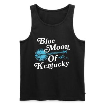 Chemises Banjo Pour Hommes Bluegrass Appalachia Folk - Débardeur bio Premium Homme - noir - Devant - Michal (187cm)