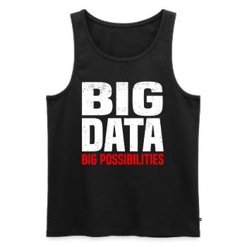 Internet Of Things IOT Programmierer Admin IT - Männer Premium Bio Tank Top - Schwarz - Vorne - Michal (187cm)