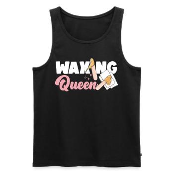Esthetician Skincare Beautician - Männer Premium Bio Tank Top - Schwarz - Vorne - Michal (187cm)